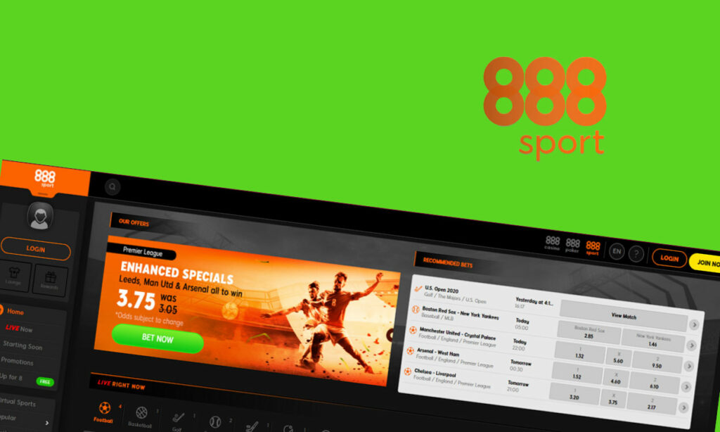 create an account for 888 sports