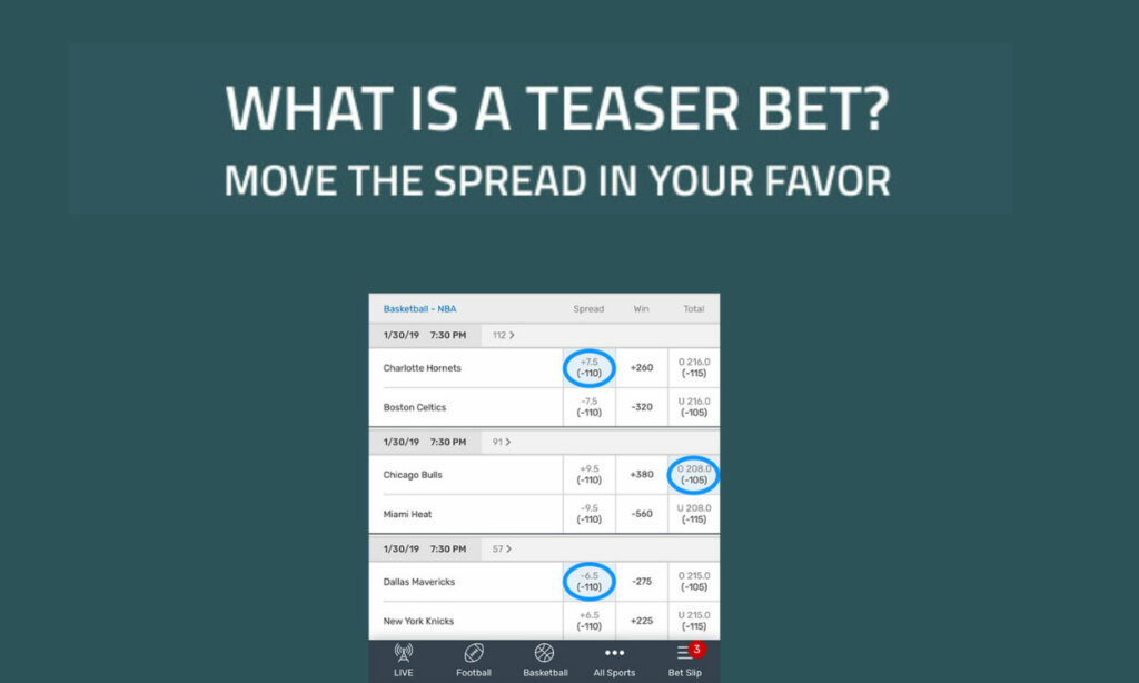 Teaser Bets Types of Sports Bets
