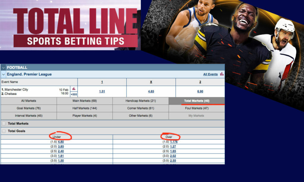 Total Line Bets Types of Sports Bets